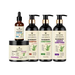 LuxGro Comprehensive Hair Care Bundle: Set Of Five